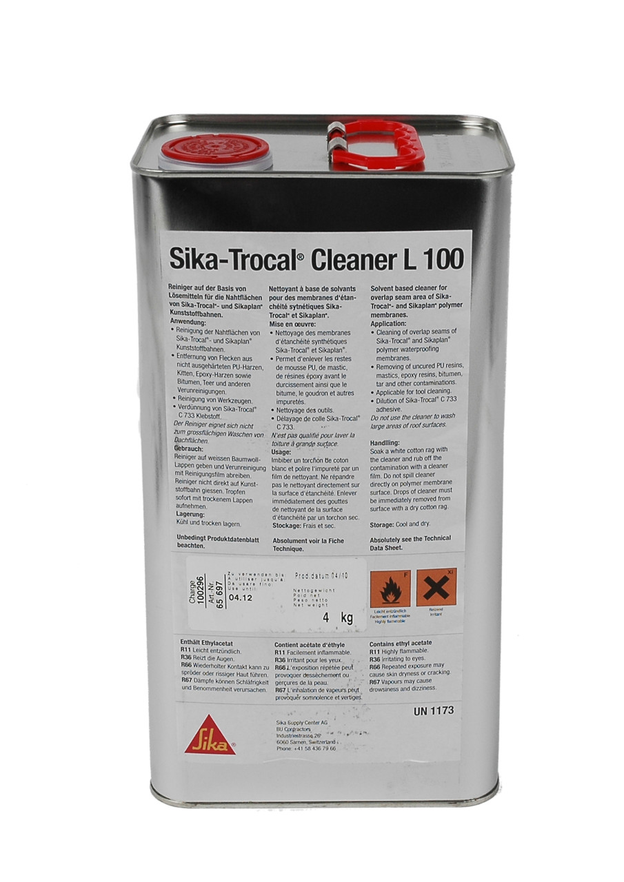 Čistidlo na PVC fólie SikaRoof Cleaner L-100